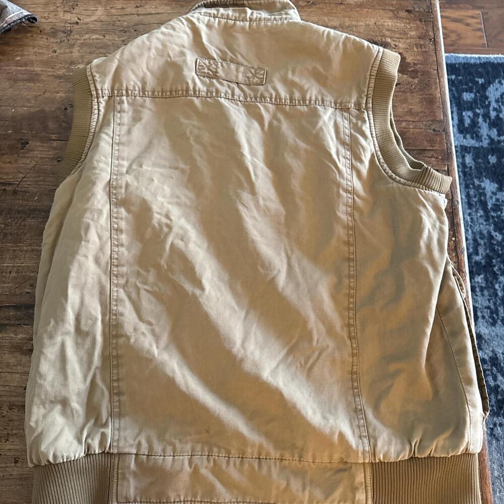 Tan and khaki jeep utility Vest XXL - Picture 4 of 5
